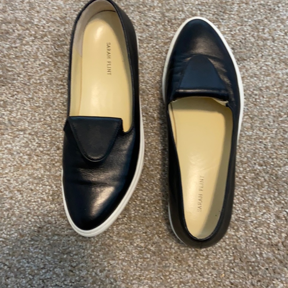 Leather sneakers